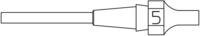 Weller t0051325499 XDS 5 Entl&ouml;tspitzenpaar 1,8 x 3,3 L 10,5 mm, schwarz