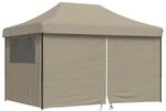 vidaXL Partyzelt, Gartenzelt Faltbar Pop-Up, Faltpavillon mit 4 Seitenteilen,