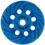 Tyrolit 494365 Diamant-Trockenschleifteller Standard DGU, 125 mm x 20 mm x 22.2...