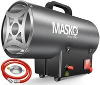 Masko&reg; Gasheizgebl&auml;se Gasheizer Heizkanone Gasheizstrahler 10 KW Bauheizer Gas
