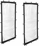 QUICK STAR Wetterschutz Set Seitlich 66 x 148 cm, 2 Seiten f&uuml;r Kaminholzregal...