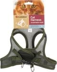 katzengeschirr - Step&Go Berta kaki L - 30-34 cm / 48-52 cm - Nylon mit