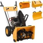 vidaXL 4-in-1 Schneefr&auml;se und Kehrmaschine Set Benzinbetrieben 6,5 PS