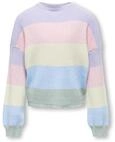 Kids ONLY M&auml;dchen Kogsandy L/S Stripe KNT Noos Pullover,