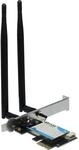 Inter-Tech Wi-Fi 6 PCIe Adapter EP-134 Antenne,Bluetooth 5.2