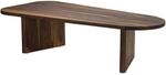 FineBuy Couchtisch Sheesham Massivholz oval 120cm &middot; Handgefertigter...
