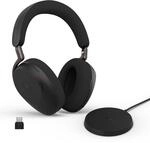 Jabra Evolve3 85 Over-Ear Bluetooth Headset kabellos mit Mikrofon, Schwarz
