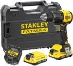 STANLEY V20 Akku-Schlagbohrschrauber, b&uuml;rstenlos, 2-Gang, inklusive 2x 2,0 Ah
