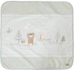 roba Babydecke Woodland Buddies 80 x 80 cm- Kuscheldecke 2-seitig - Baumwolle &