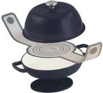 Mahlzeit Gusseisen Brottopf Set emailliert | 6,4 Liter | Blue Berry |...