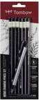 Tombow Mono-6PC-Zeichen Set, 6 Bleistifte und 1 Pr&auml;zisionsradierer Zero MONO-6PC-SET