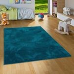 Pergamon Super Soft Kinder Hochflor Teppich Silky Kids Petrol - f&uuml;r...