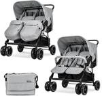 Lorelli Zwillingskinderwagen, Twin Zwillingsbuggy klappbar f&uuml;r 2 Kinder,...