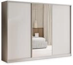 Masseno Schwebet&uuml;renschrank TARI 235/205/58 cm Kleiderschrank mit 4 Schubladen