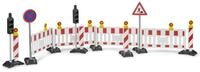 Bruder 62009 - Zubeh&ouml;r Verkehrssicherungsset mit Ampel - Zubeh&ouml;r, Baustelle,