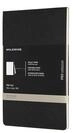 Moleskine Professioneller PROPAD3BK Block (Large/A5, Liniert, Kartoneinband) Schwarz