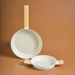 Karaca Swiss Crystal Almond Pfannenset - 2-teilig Antihaft Beschichtete Pfanne
