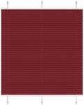 vidaXL Plissee Bordeauxrot 115x150 cm Stoffbreite 114,4 cm Polyester, Faltrollo,