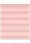 vidaXL Plissee Rosa 110x100 cm Stoffbreite 109,4 cm Polyester, Faltrollo,...