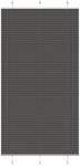 vidaXL Plissee Schwarz 110x200 cm Stoffbreite 109,4 cm Polyester, Faltrollo,
