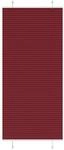 vidaXL Plissee Bordeauxrot 100x200 cm Stoffbreite 99,4 cm Polyester, Faltrollo,