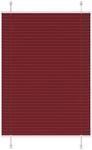 vidaXL Plissee Bordeauxrot 90x100 cm Stoffbreite 89,4 cm Polyester, Faltrollo,