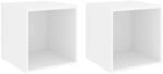 vidaXL 2x Wandschrank Wandregal H&auml;ngeregal B&uuml;cherregal Regal Schrank...
