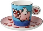 Espressotasse Ed Heck When Pigs Fly - Pop Art