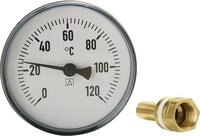 Afriso Bimetall-Zeigerthermometer DN15 1/2" &Atilde;&tilde; 100mmx150mm