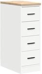 vidaXL Garagen-Aufbewahrungsschrank Wei&szlig; 30x51x85 cm Massivholz Kiefer,...