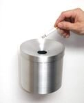 Wandaschenbecher Aluminium &Oslash; 145x165 mm rund Volumen 2,7 ltr. Marke Szagato...
