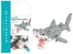 Bandai - Nanoblock - Wei&szlig;er Hai - Mini-Bausteinfigur - Baukastenspiel -