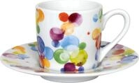 Konitz Espressoset Colourful Cast Bubbles