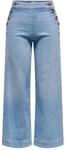 ONLY Female Jeans mit weitem Bein ONLMADISON Hohe Taille Weiter Beinschnitt...
