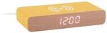 Karlsson Wecker Retro Flat Led - Leuchtendes Gelb - 16.1x7.6x3cm - Rechteck -...