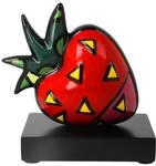Figur 14,5 cm Romero Britto Strawberry - Pop Art