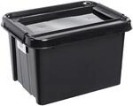 Plast Team ProBox Recycle Aufbewahrungsbox mit Deckel/Kiste mit QR-Code,...
