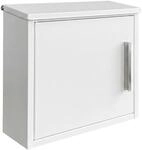 Relaxdays Briefkasten, HxBxT: 35 x 33 x 12 cm, DIN C4, wetterfest, modernes Design, 4