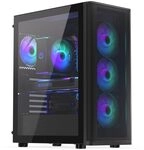 ENDORFY Ventum 400 ARGB, PC Geh&auml;use ATX mit Temperglas, 4X Stratus 120 PWM ARGB