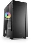 Sharkoon S25-W2 ARGB ATX PC-Geh&auml;use, Glas, USB-C, 2 PWM-L&uuml;fter 