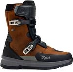 XPD X-Adventure Mid H2Out wasserdichte Motorrad Stiefel, braun, 44 | Wasserdicht
