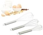 6er Set Schneebesen, Edelstahl Handschneebesen, professionelle...