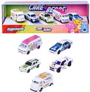 Majorette Auto-Set Care Bears, 5 Spielzeugautos aus Metall, je ca. 7,5 cm