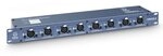 Palmer RMMS 8 - Mikrofon-Splitter, 8 symmetrische XLR Eing&auml;nge, 8-Kanal, blau, 19"