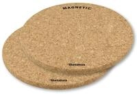 Metaltex 2er Set Magnetische Kork Untersetzer, ⌀ 20cm, Beige