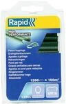 Rapid Zaun‑Ringklammern VR16 gr&uuml;n - 1.390 Stk. C‑Klemmen f&uuml;r Maschendraht‑ &