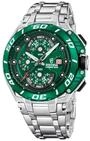 FESTINA Herrenuhr Analog Edelstahlarmband Silber Chrono Bike F20754/5 