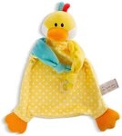NICI Schmusetuch Ente 25 x 25 cm &ndash; niedliches Schnuffeltuch ab 0 + Monaten,