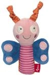 SIGIKID 42602 Greifling Schmetterling mit Spiegel Red Stars M&auml;dchen Babyspielzeug