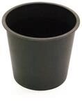 Elegant Einrichten Kunststoffeinsatz rund konisch D34xH31cm schwarz